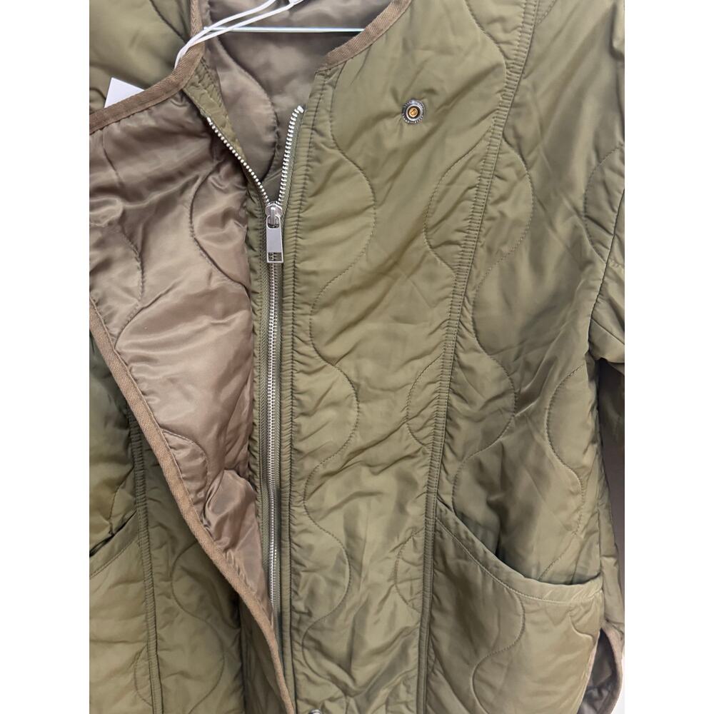 Pistola Elva Quilted Jacket Women’s XS Admiral Olive Green NWT - Picture 8 of 9